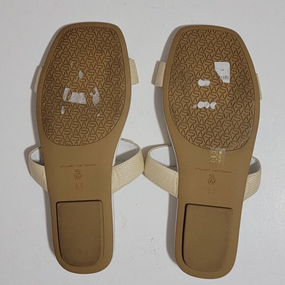 NEW Stuart Weitzman Ibiza Sandals Womens 8.5 Chic Old Money Causal Designer - Picture 5 of 8